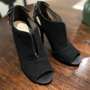 Nine West open-toe booties